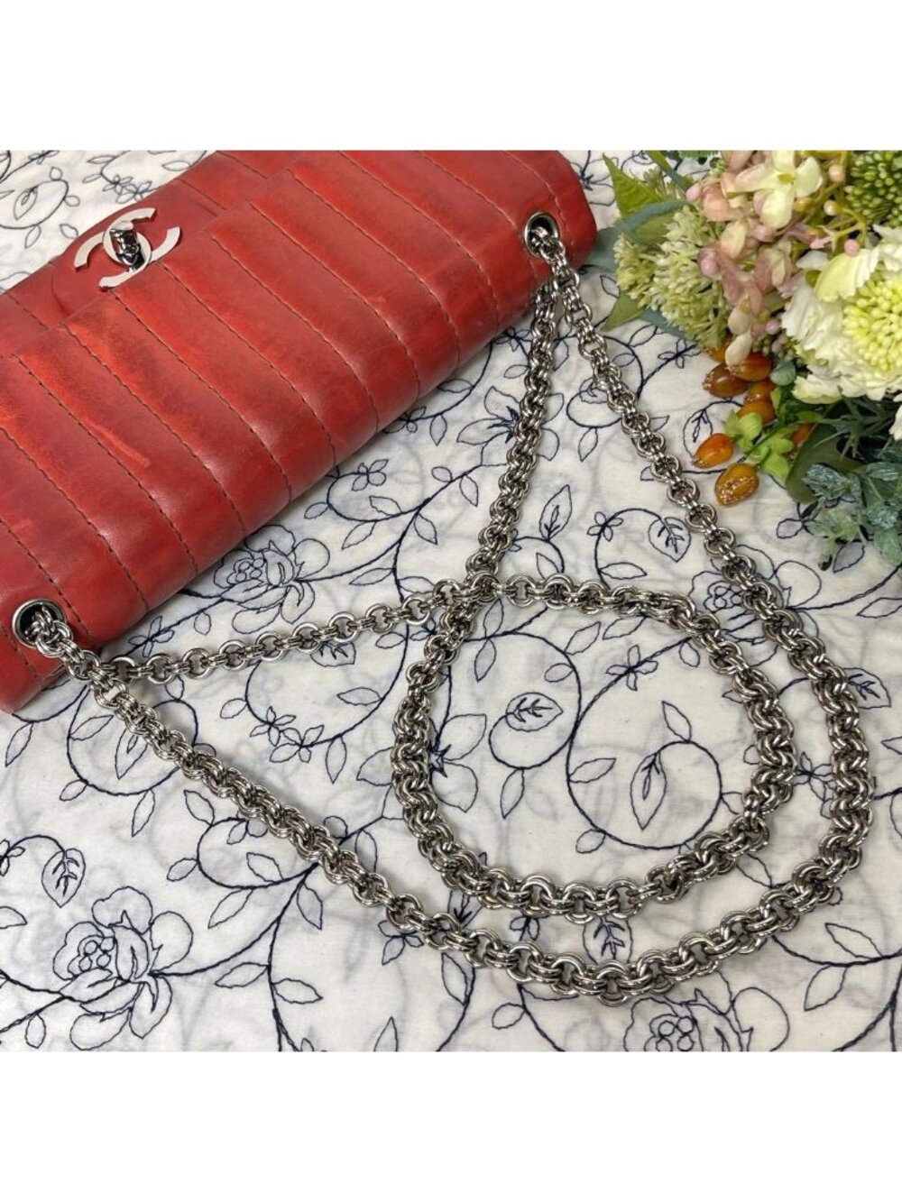 ★SOLD★ Chanel Mademoiselle Double Flap Chain - Picture 11 of 15